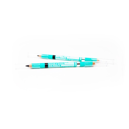 Double sided Eyeliner pencil Eye-edge (Heavenly black + glitter)